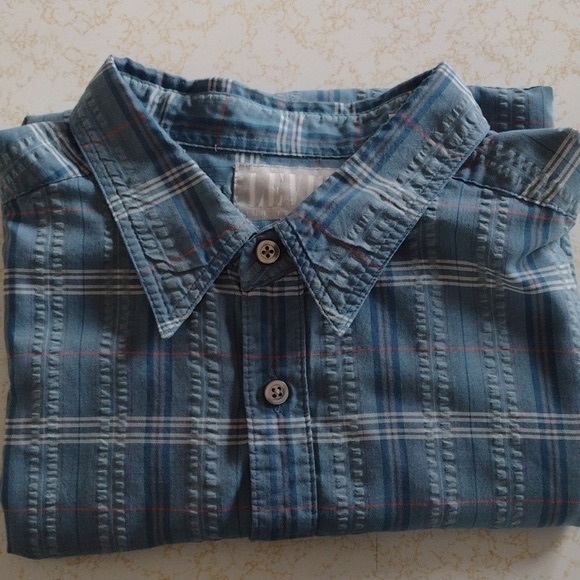 Levi's men's short sleeve searsucker button up shirt. Size XL , xtra lar… - Picture 6 of 7